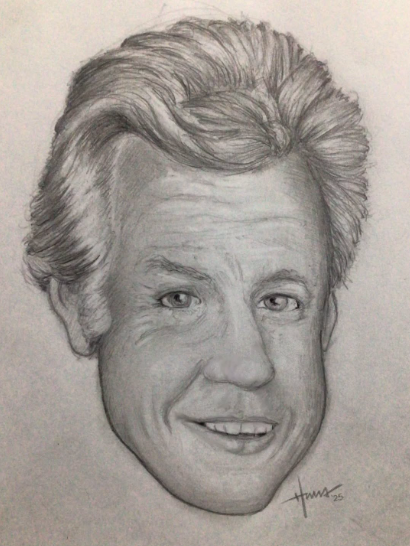 Caricatura em grafite
